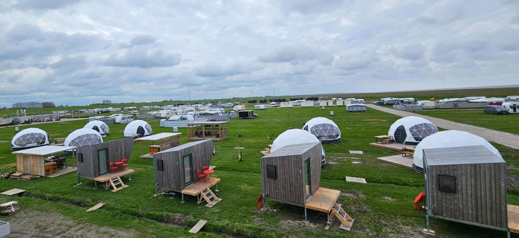 Lodge Camp Harlesiel Direkt Am Wattenmeer Wittmund Exteriör bild